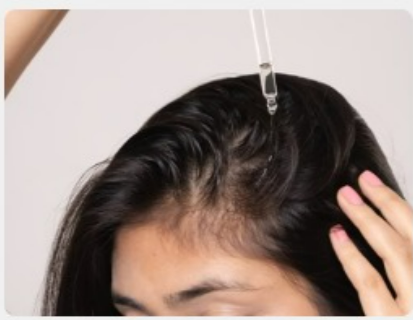 Applying serum